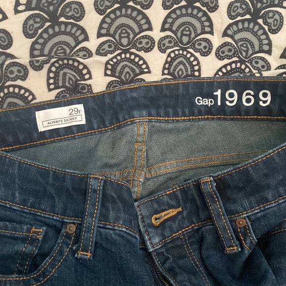 Gap 1969 Always Skinny Jeans - Size 29r - Picture 3 of 5